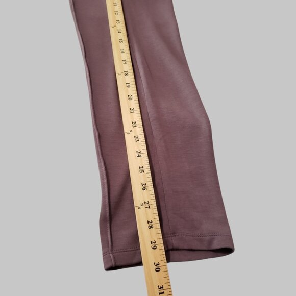 Danskin Womens Waist Stretchy Scuba Pants Plum Size Small - Picture 8 of 16